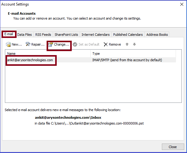 fix Outlook 2016 not sending emails