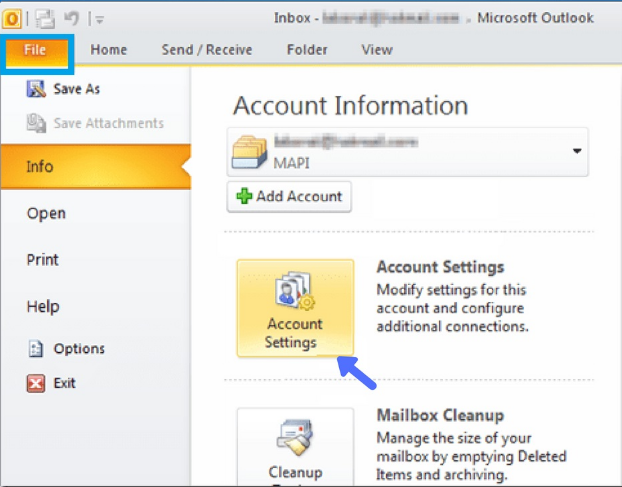 outlook Error 0x8004010F 