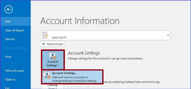 fix Outlook not sending emails