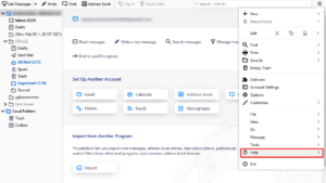 transfer thunderbird emails to new computer