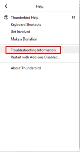 recover thunderbird email from hard drive