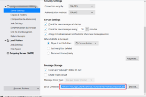 transfer thunderbird to a new pc