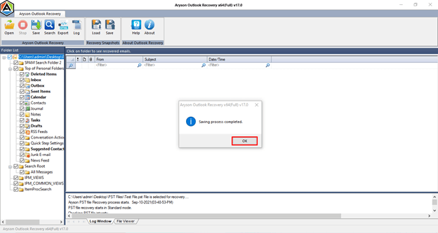 Microsoft Outlook error message