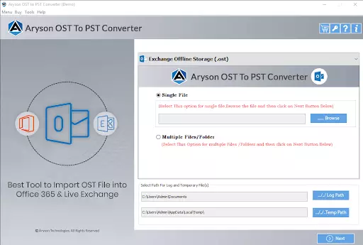 Migrate outlook OST to PST