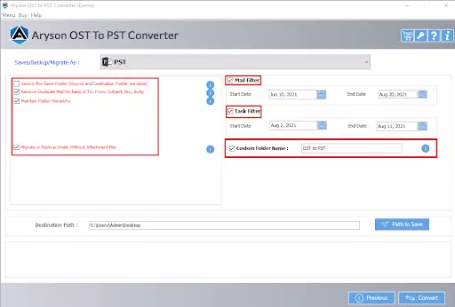 convert OST to Outlook