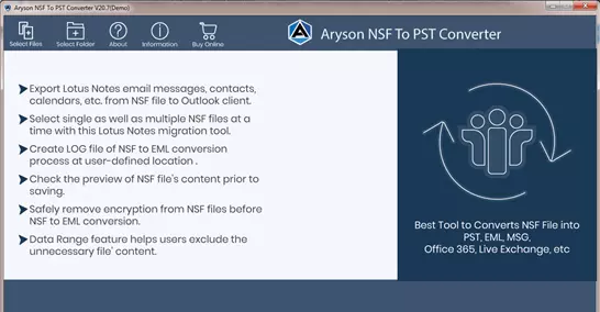 convert NSF to pst