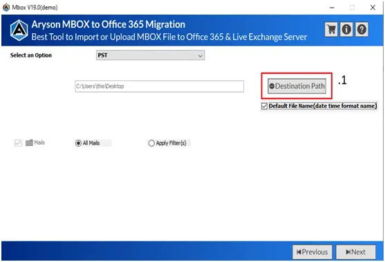 Migrate MBOX to office 365