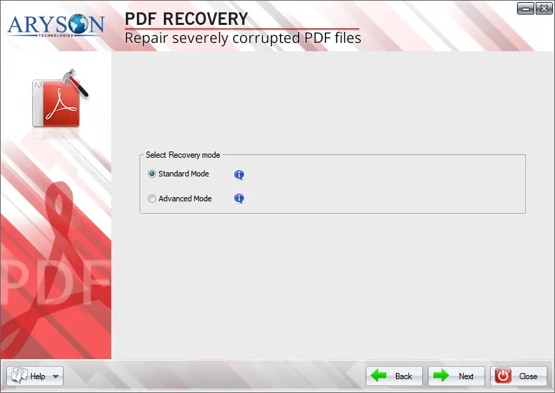 Restore Deleted PDF files