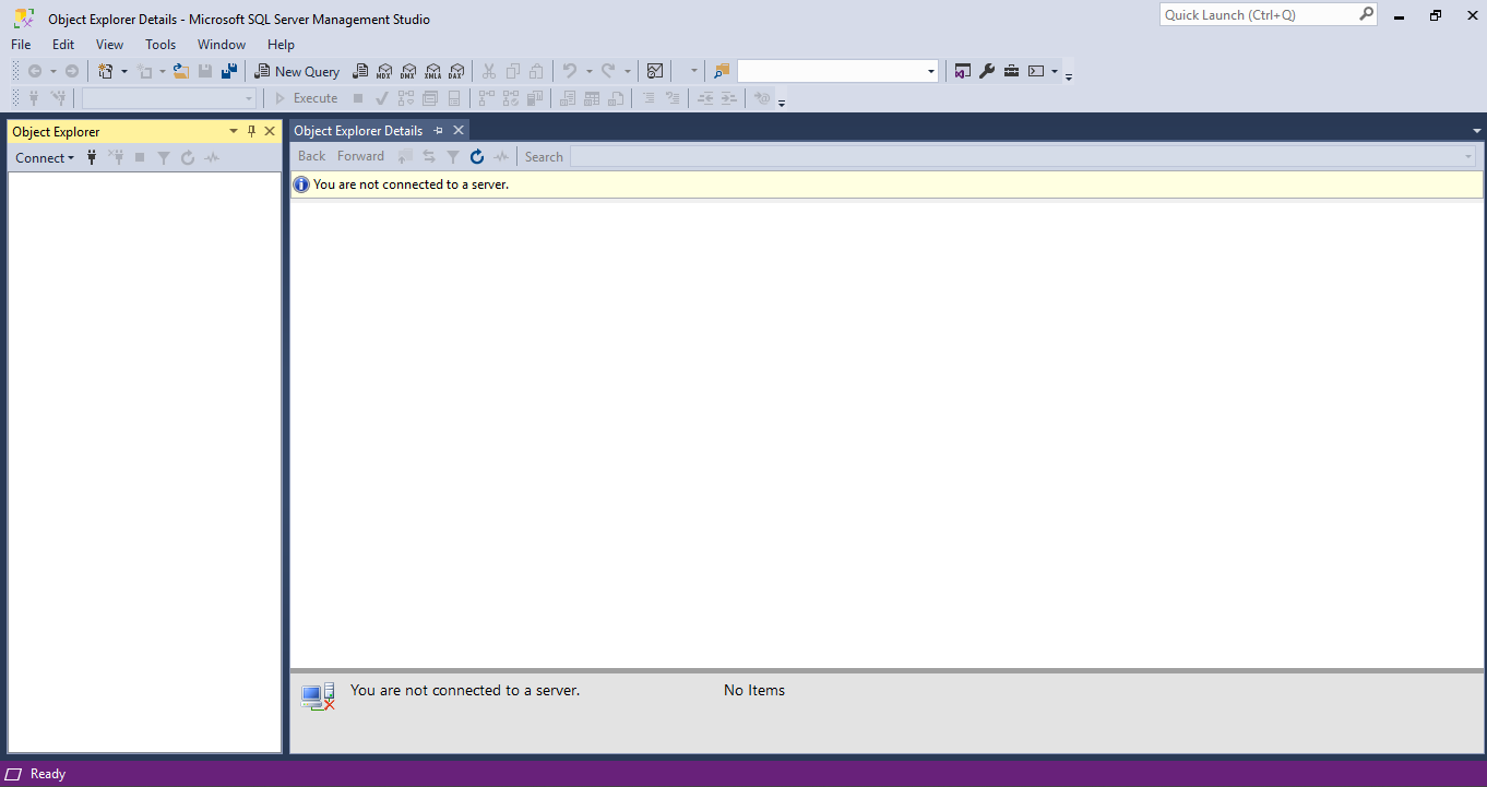 Download and install the SQL Server Management Studio