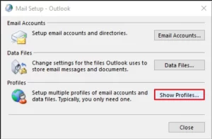 Tap on Show Profiles