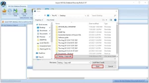 Click on Select file/folder to browse 