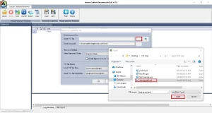 click the Open button