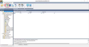 Save button to store the recovered data 