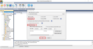 Click on the Save as PST option 