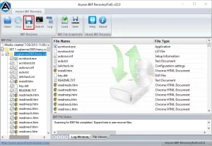 Click the Save button to store the recovered BKF file content