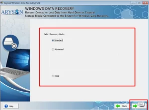 Choose the Recovery Mode