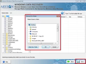 To save your recovered data