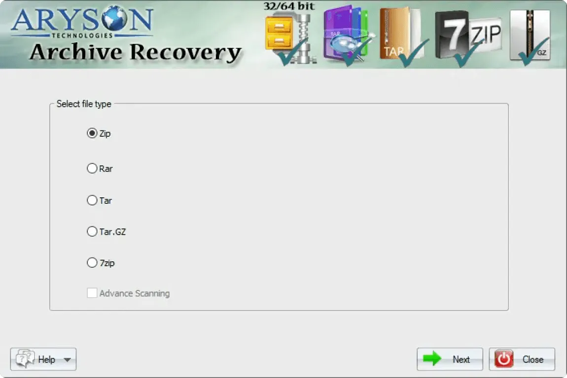 Archive Recovery Wizard